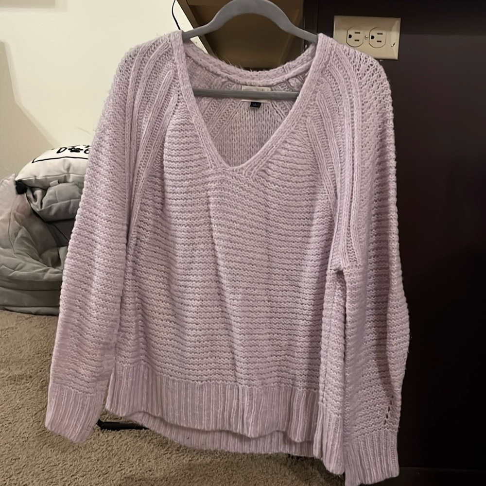 Purple sweater